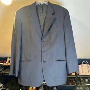 Gianni Manzoni Tendenza Wool 42R‎ Navy 3 Button